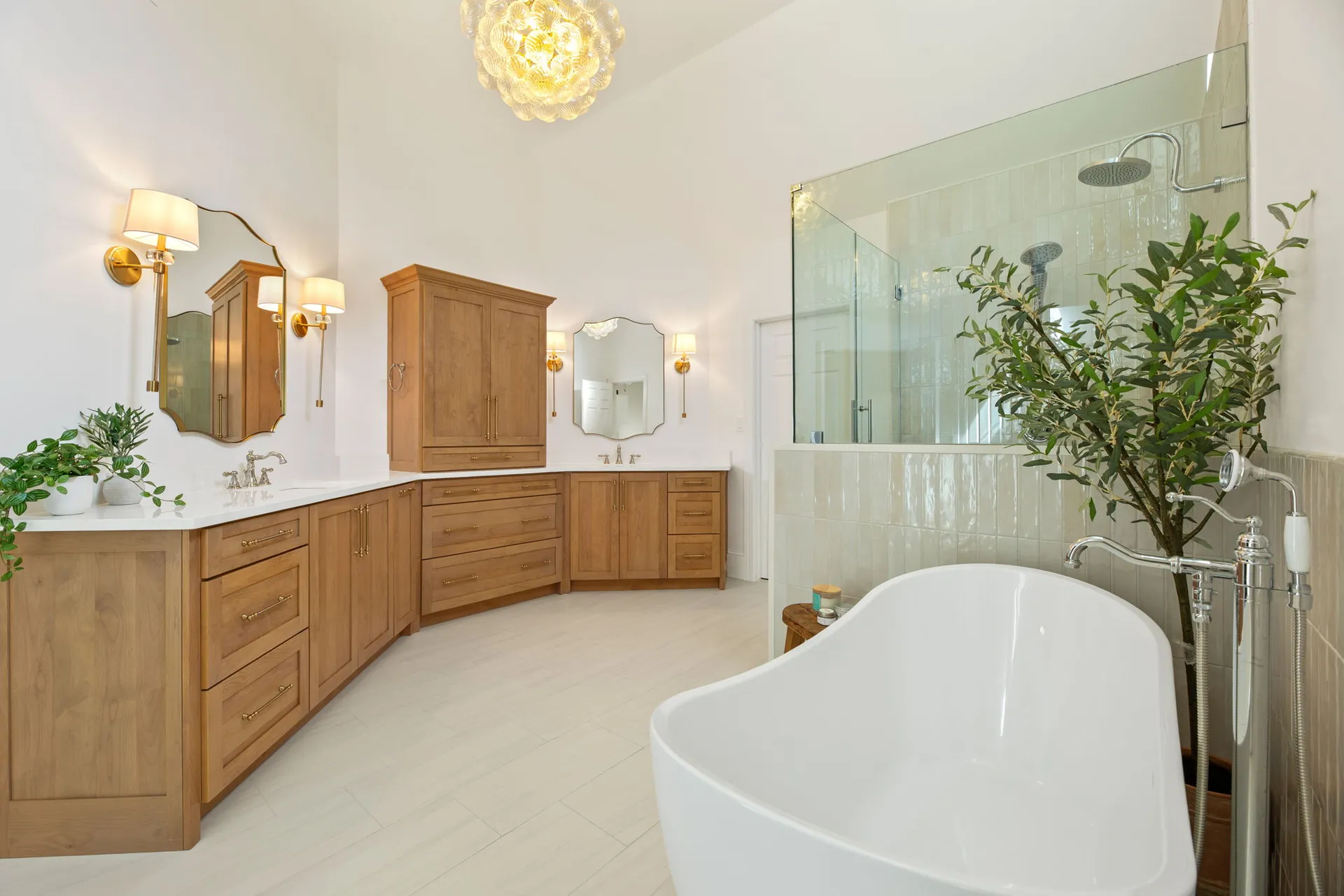 Tub, Vanity — Cumming bathroom remodel by HomeVantage