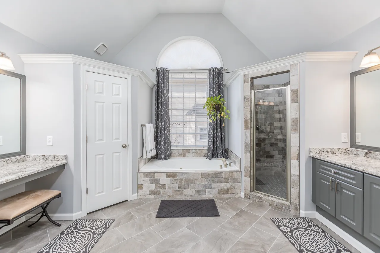 Tub — Johns Creek bathroom remodel by HomeVantage