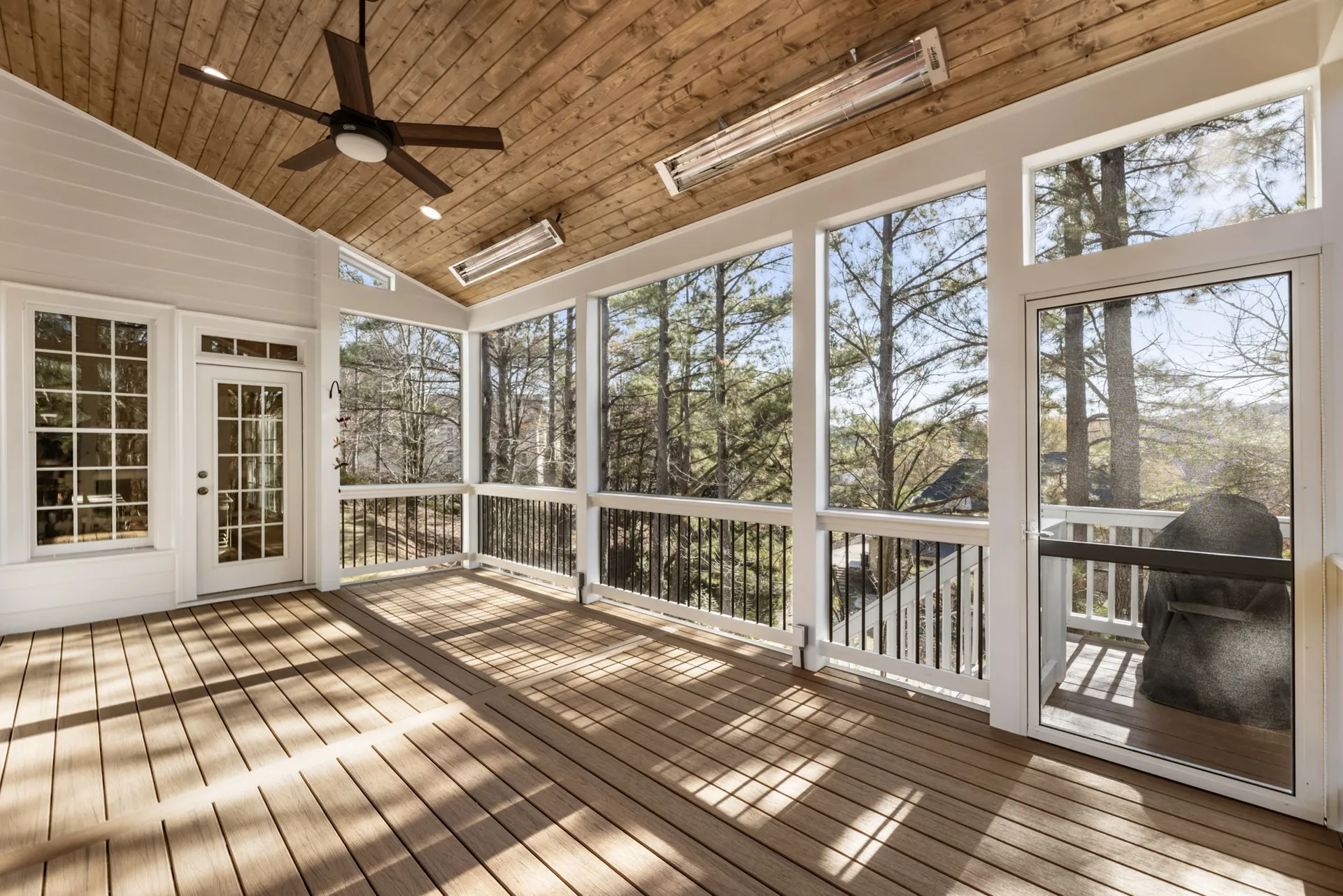 Covered deck in Cumming, GA by HomeVantage