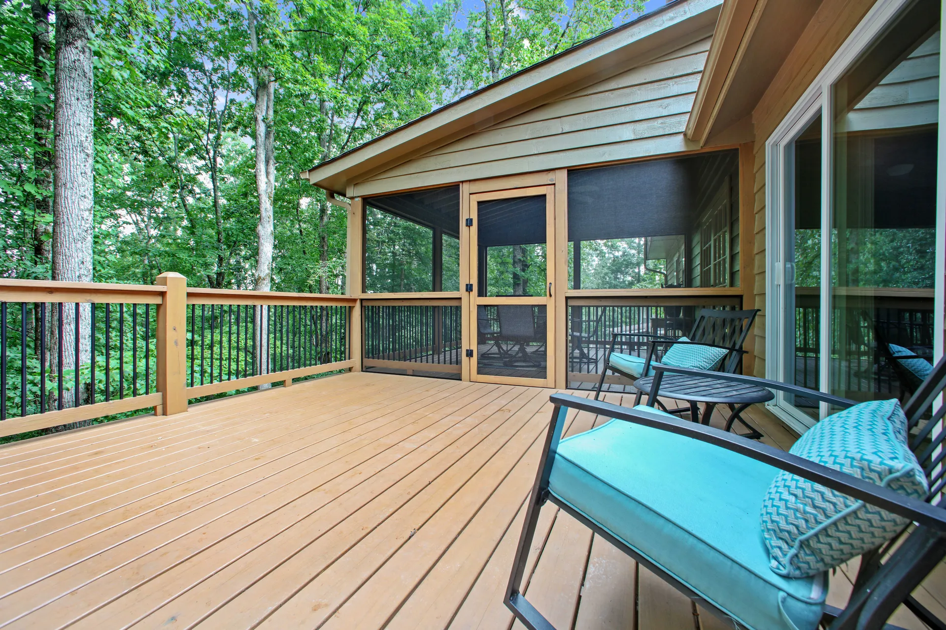 Covered deck in Roswell, GA by HomeVantage