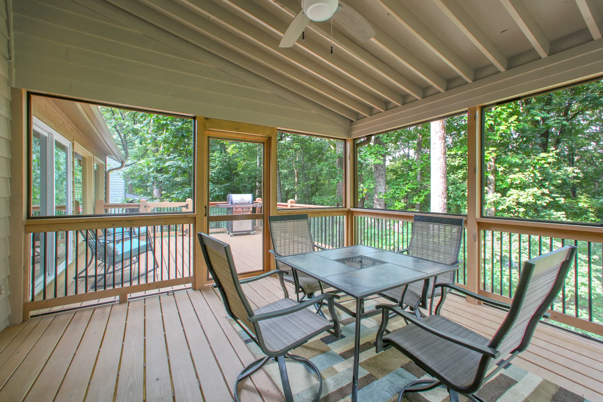 Covered deck in Roswell, GA by HomeVantage