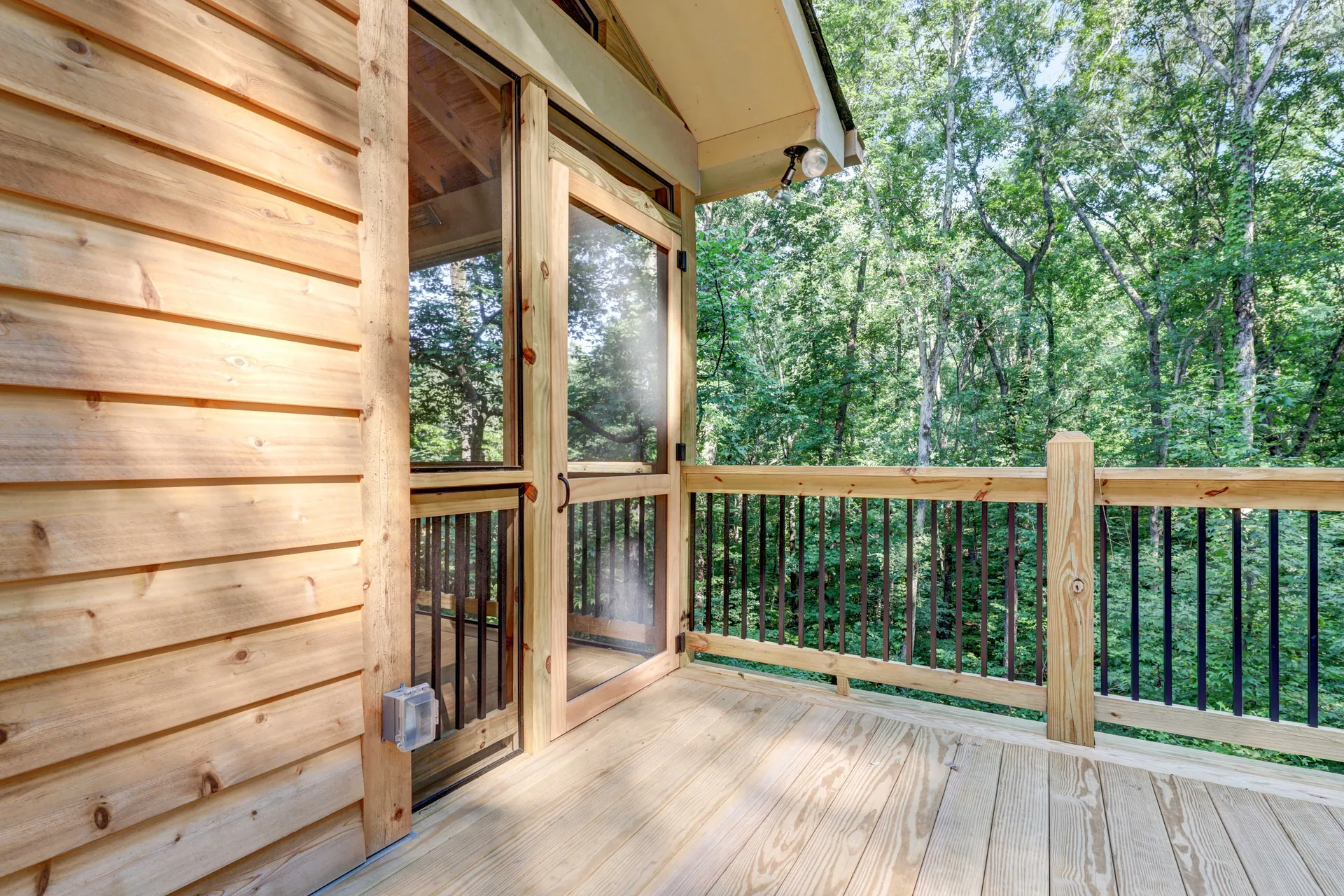 Covered deck in Sandy Springs, GA by HomeVantage