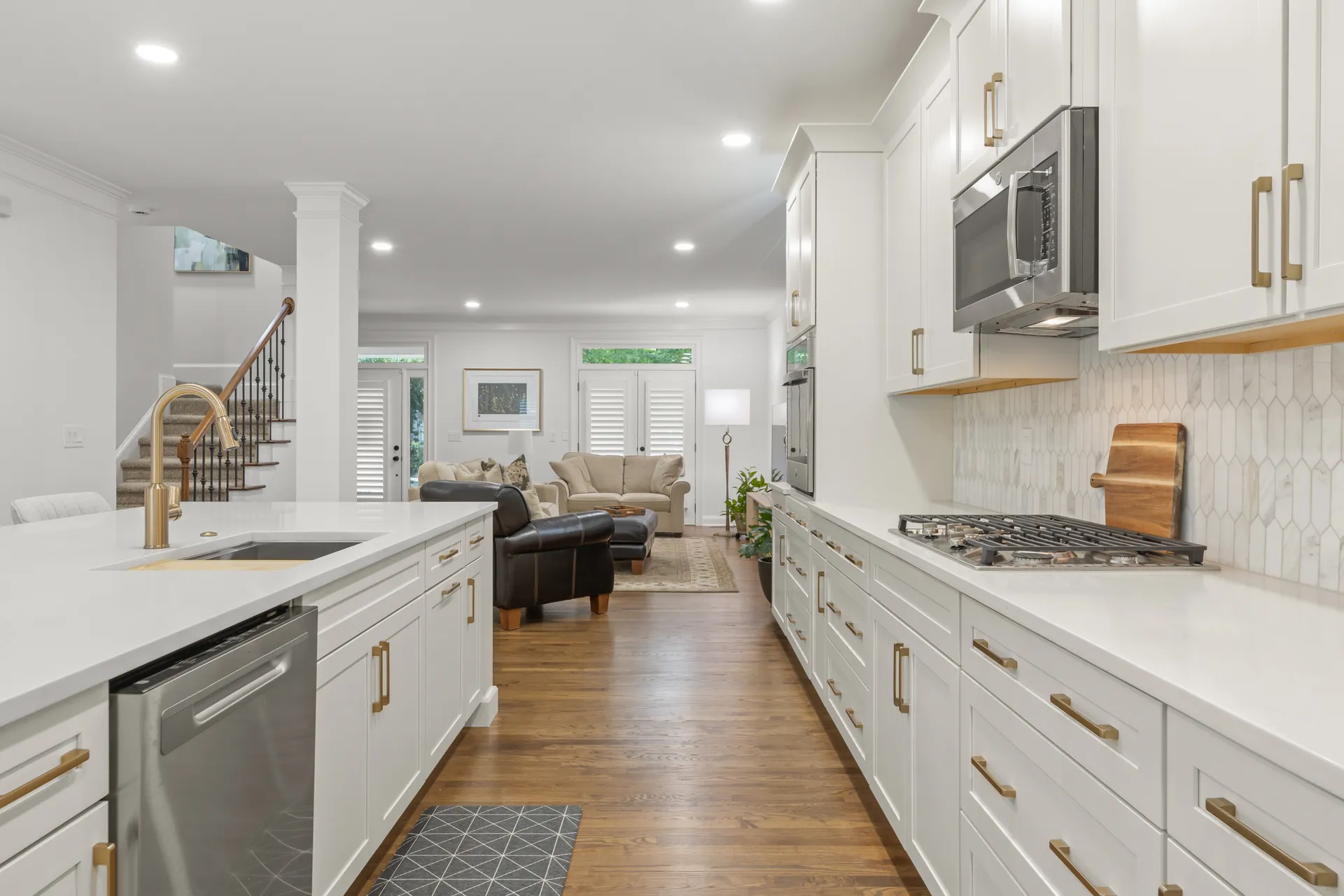 Kitchen island — Duluth kitchen remodel by HomeVantage