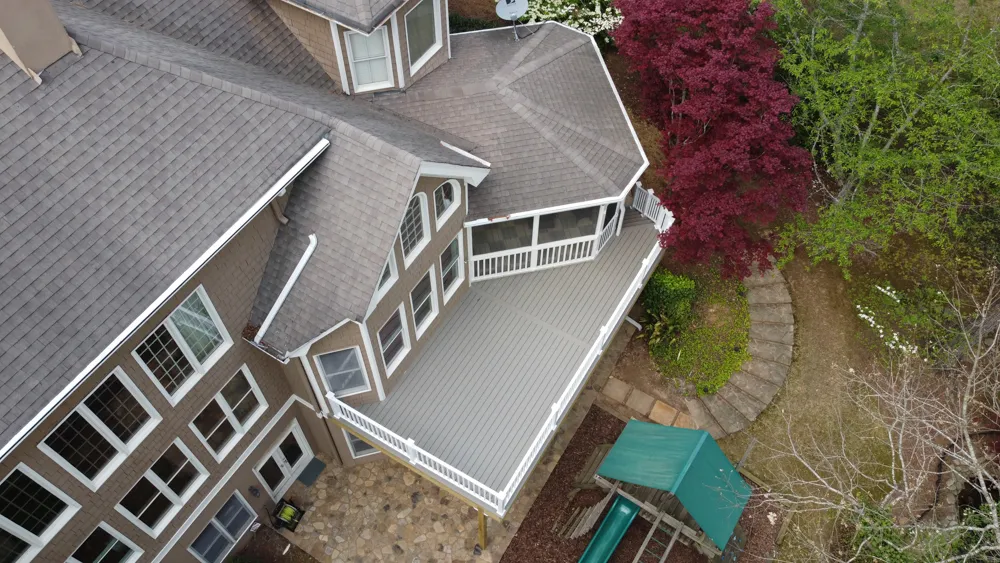 Multi-level open deck in Alpharetta, GA by HomeVantage