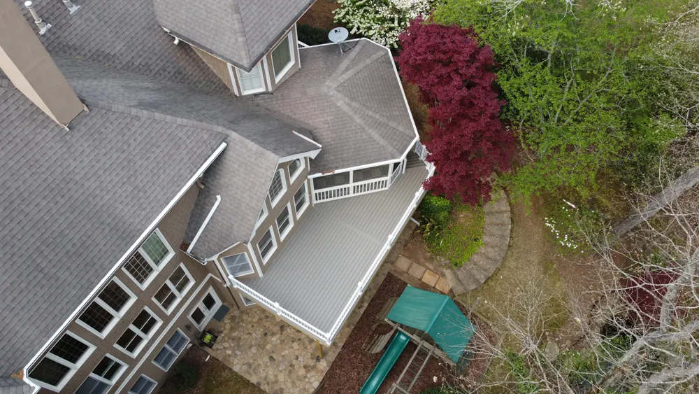 Multi-level open deck in Alpharetta, GA by HomeVantage